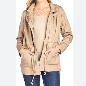 Ambiance Tan Utility Jacket for Women